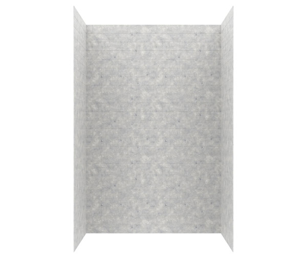 Swanstone Metro Subway Tile 30x62x96 Glue-Up Bathtub & Shower Wall Kit, Ice