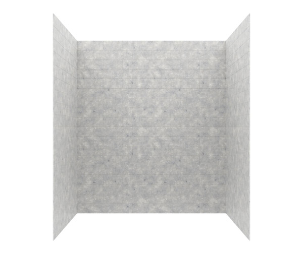 Swanstone Metro Subway Tile Glue-Up Tub Wall Kit 36x62x72 Ice