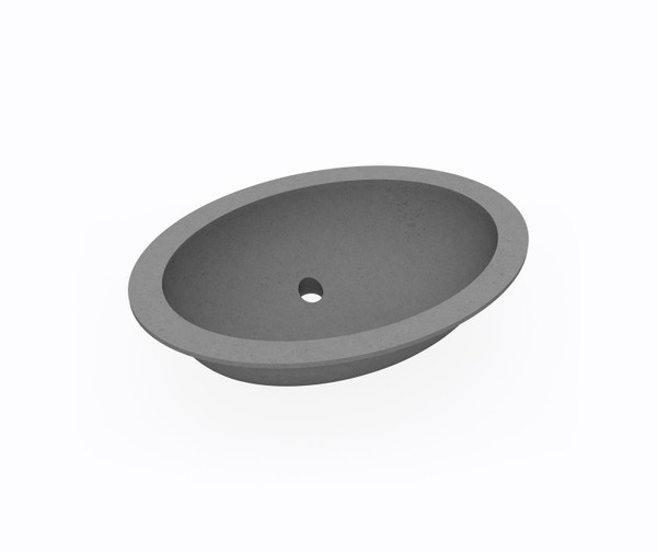Swanstone UL-1913 13 x 19 Undermount Single Bowl Sink in Ash Gray