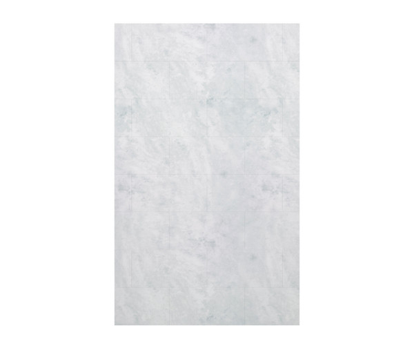Swanstone Traditional Subway Tile Glue-Up Bathtub and Shower Wall Panel 62 x 96 Ice