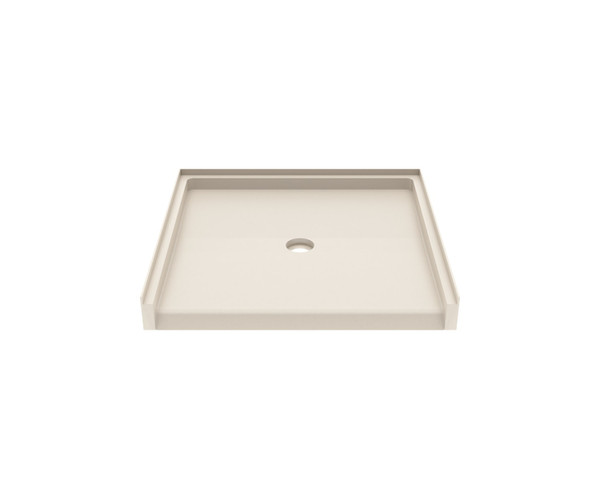 Swanstone STS-3738 37 x 38 Alcove Shower Pan with Center Drain, Mountain Mist