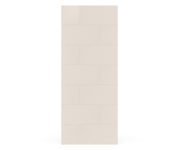 Swanstone 34x84 Traditional Subway Tile Glue-Up Bathtub and Shower Wall Panel, Mountain Mist
