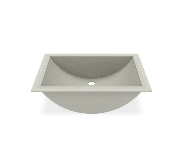 Swanstone UC-1913 13 x 19 Undermount Single Bowl Sink Mountain Mist