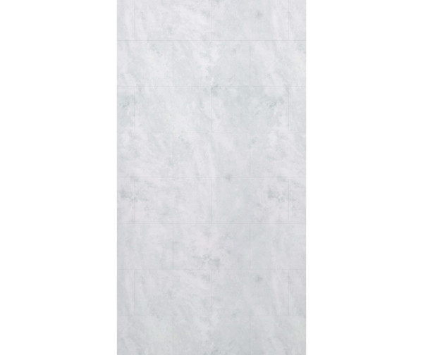 Swanstone Traditional Subway Tile Glue-Up Bathtub & Shower Single Wall Panel 38x96 Ice