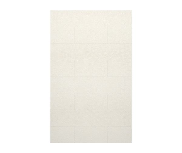 Swanstone Traditional Subway Tile Glue-Up Bathtub Shower Single Wall Panel 36x72 Tahiti White