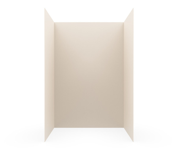 Swanstone SMMK72-3442 34x42x72 Smooth Glue-Up Bathtub and Shower Wall Kit, Mountain Mist