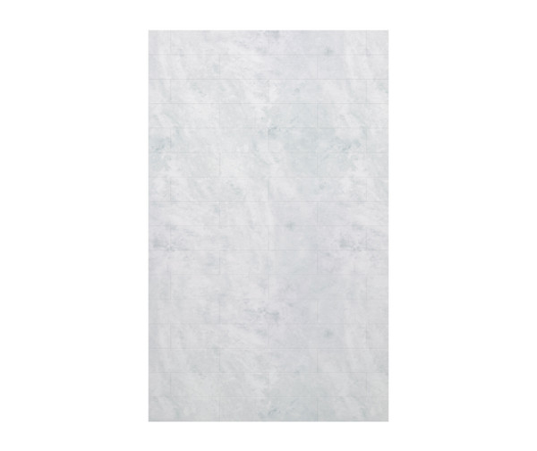 Swanstone Modern Subway Tile 32 x 84 Glue-Up Bathtub & Shower Wall Panel, Ice
