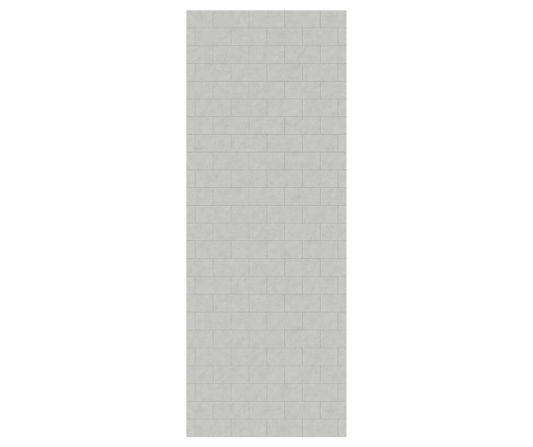 Swanstone Metro Subway Tile 36 x 96 Glue-Up Bathtub & Shower Wall Panel, Birch
