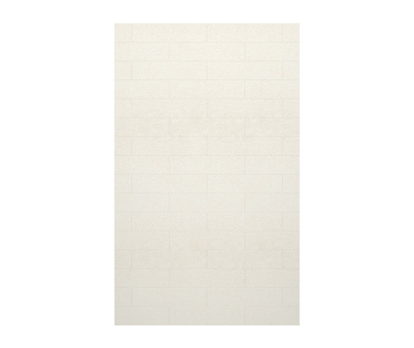 Swanstone Modern Subway Tile 36x84 Glue-Up Bathtub Shower Wall Panel Tahiti White