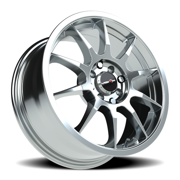 Vision Wheel 4x100/114.3mm Chrome VIS Bane Wheel