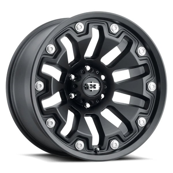 Vision Wheel 6-135 SB Satin Black Automotive Wheel – 6x135mm Bolt Pattern