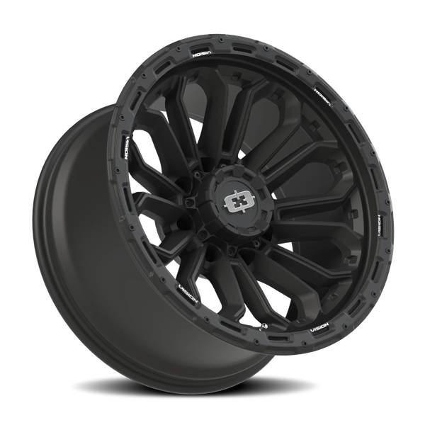 Vision Wheel 8-170 Korupt Satin Black Wheel – 8x170mm Bolt Pattern