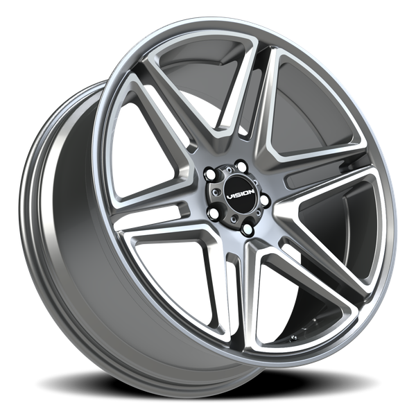 Vision Wheel 5x115 Satin Black VIS WEDGE Wheel