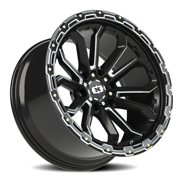 Vision Wheel 6x5.5 Gloss Black VIS KORUPT Wheel