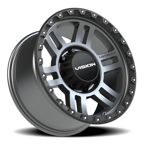 Vision Wheel MANX2 8x170mm Satin Gunmetal Black Automotive Wheel
