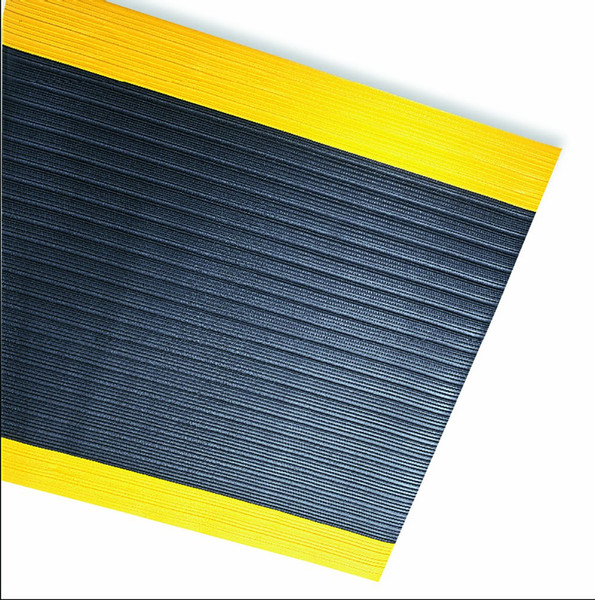 440R48BK Safety-Spun 3/8" Anti-Fatigue Mat, 4 Feet By 60 Feet By .375 Inch Thick, Black