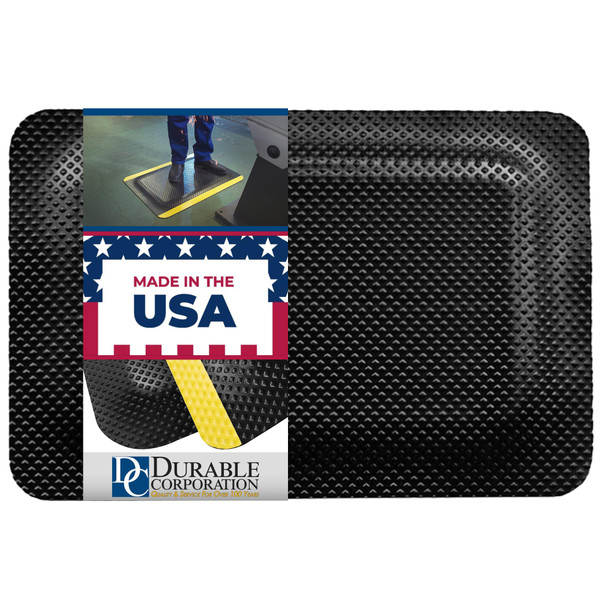 447S23BK Grand Comfort Anti-Fatigue Mat, 24 Inches By 36 Inches, Black