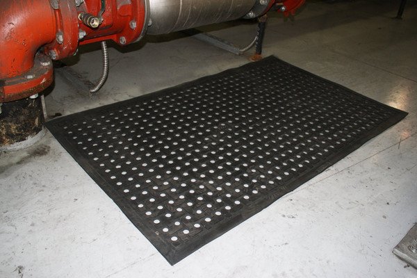 434S35BK WorkFlow Plus Anti-Fatigue Mat, 3 Feet By 5 Feet By .25 Inch, Black