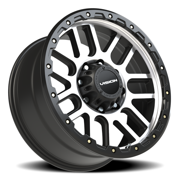 Vision Wheel 8-180 MBMF Matte Black Finish Automotive Rim