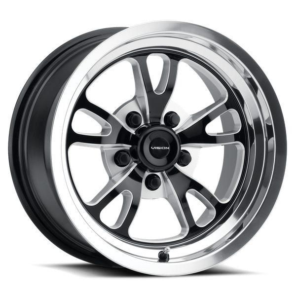 Vision Wheel 5x4.75" Polished Patriot Automotive Wheel