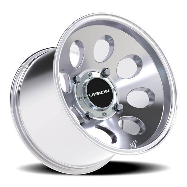 Vision Wheel 4-156 POL Polished Midway Wheel