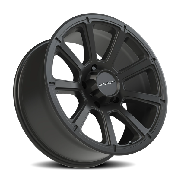 Vision Wheel 5-150 MB Turbine - 5x150mm Matte Black Automotive Wheel