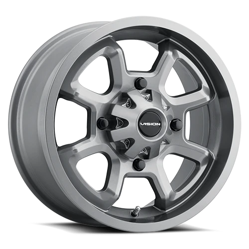 Vision Wheel 4-136 4x136mm Gunmetal Gunmetal Automotive Wheel