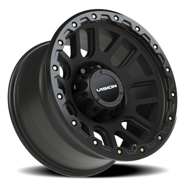 Vision Wheel 8x6.5 Inch Matte Black Nemesis Automotive Wheel