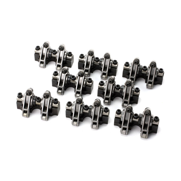 Speedmaster Chevy SBC 350 1.5 Ratio Stainless Steel Shaft Mount Roller Rocker Arm Set PCE261.1108