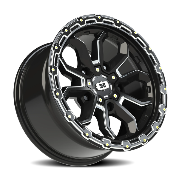 Vision Wheel 5x5.5" Gloss Black KORUPT Automotive Wheel