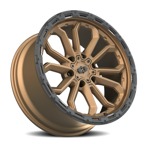 Vision Wheel 6-5.5 Satin Black KORUPT Automotive Wheel