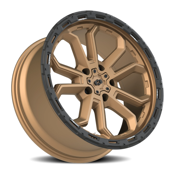 Vision Wheel 5-5 KORUPT Satin Black 5x5" Bolt Pattern Wheel Rim
