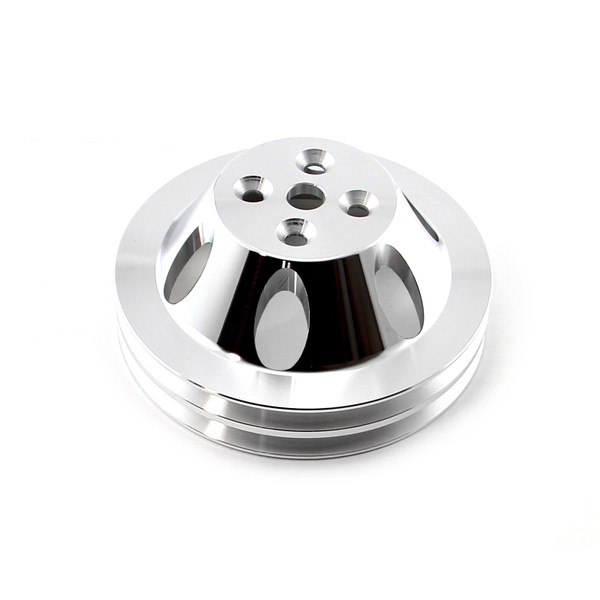 Speedmaster Chevy BBC 454 Billet Aluminum Short Water Pump Pulley PCE246.1002 2-Groove