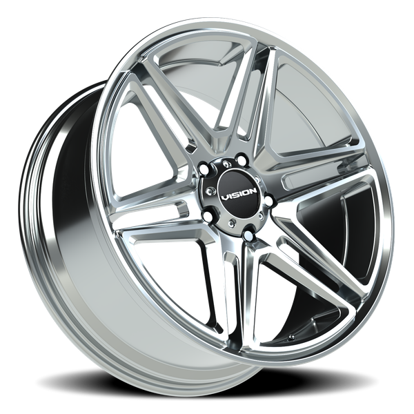 Vision Wheel 5x139.7mm Chrome Wedge Wheel