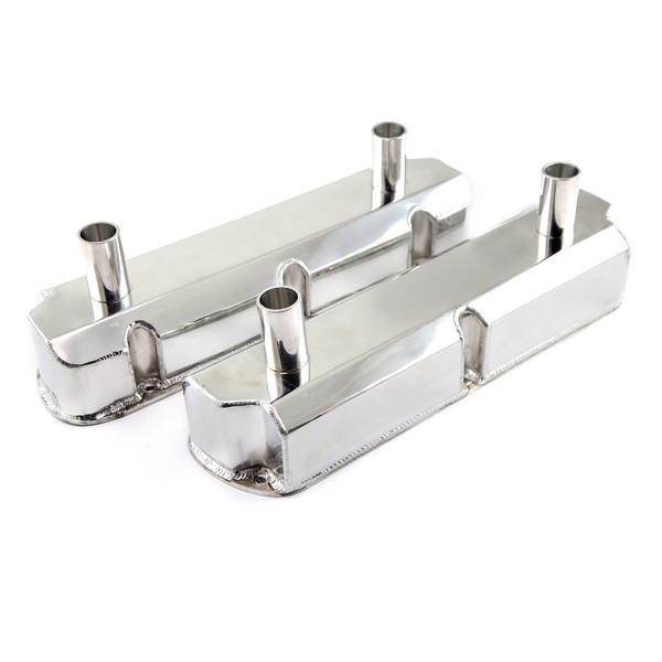 Speedmaster Ford SB 289 302 351 Windsor Satin Fabricated Circle Track Valve Covers Tall PCE314.1120.01