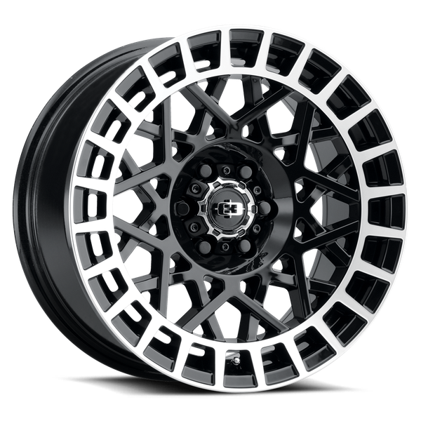 Vision Wheel 5-100 GBML VIS SAVAGE - Gloss Black Machined Finish Automotive Wheel