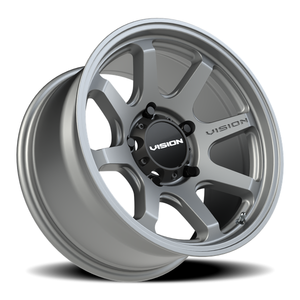 Vision Wheel 5x5.5 Satin Gunmetal VIS FLOW Rim