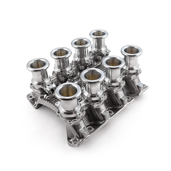 Speedmaster Chevy Gen V LT1 Downdraft 8 Stack EFI Intake Manifold System Polished