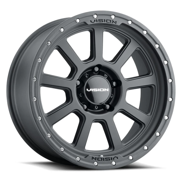 Vision Ojos 6x5.5 Satin Black Wheel