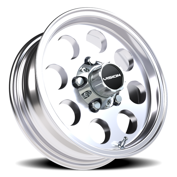 Vision Wheel Midway 5x4.5 Polished Automotive Wheel Rim