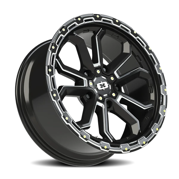 Vision Wheel 5-108 Gloss Black Korupt Automotive Wheel Rim