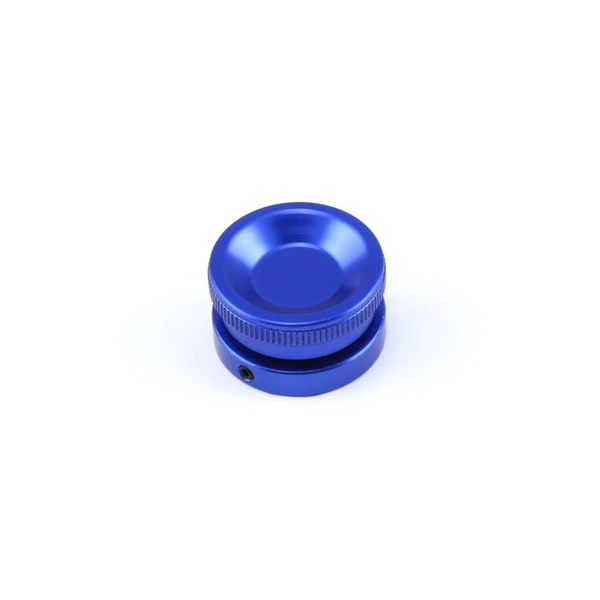 Speedmaster Billet Aluminum Screw-in Valve Cover Oil Filler Cap Kit, Blue Anodized PCE313.1002
