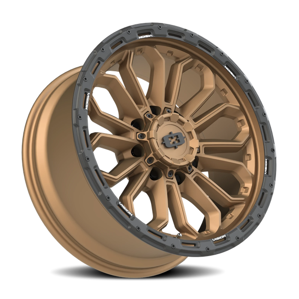 Vision Wheel 8-170 Korupt Satin Black 8-Lug Automotive Wheel