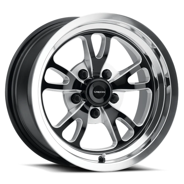 Vision Wheel 5x4.5" Polished LP Automotive Wheel Rim