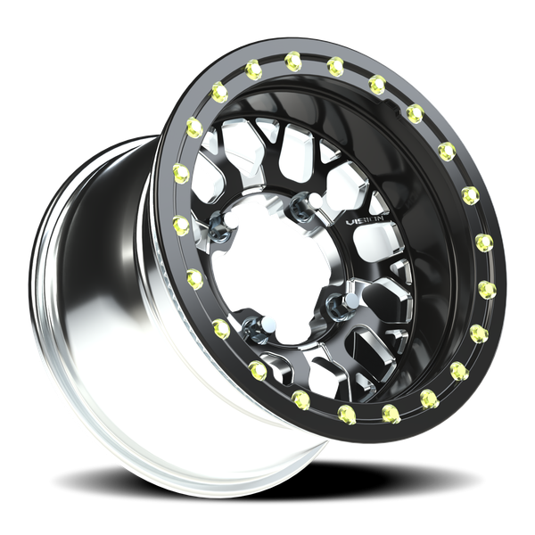 Vision Wheel 4x136mm As-Cast Satin Black Forged Wheel