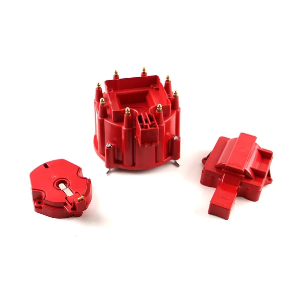 Speedmaster HEI Distributor Cap and Coil Cover - Red PCE370.1002