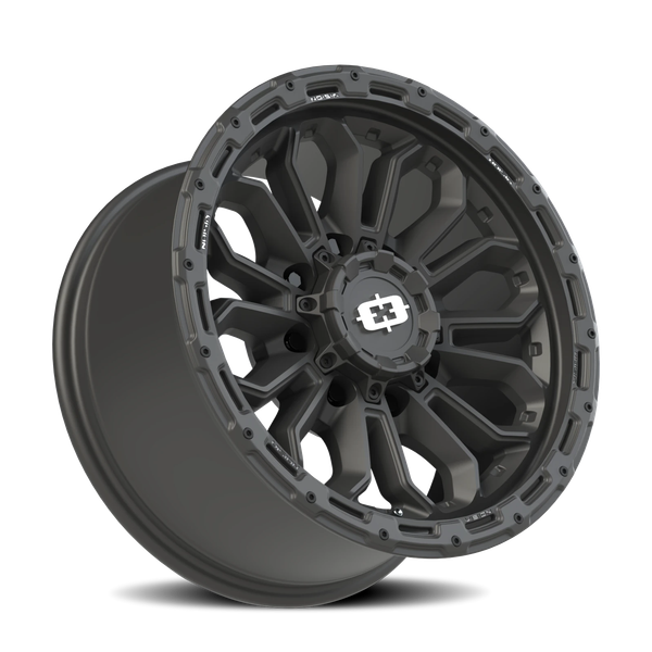 Vision Korupt 8x6.5 Satin Black Wheel
