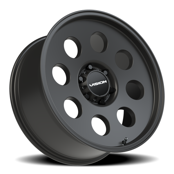 Vision Wheel 6-135 Satin Black Midway Wheel 6x5.5 Inch Bolt Pattern