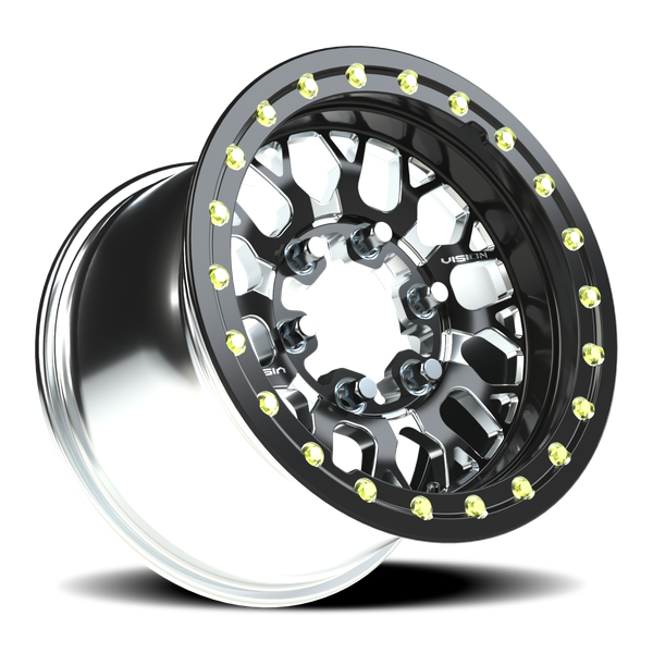 Vision Wheel 6-Lug 5.5" Satin Black Forged Wheel