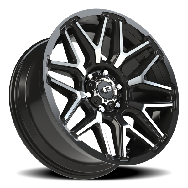 Vision Wheel 6-Lug 5.5-Inch Gloss Black Machined GBMF Rekluse Wheel